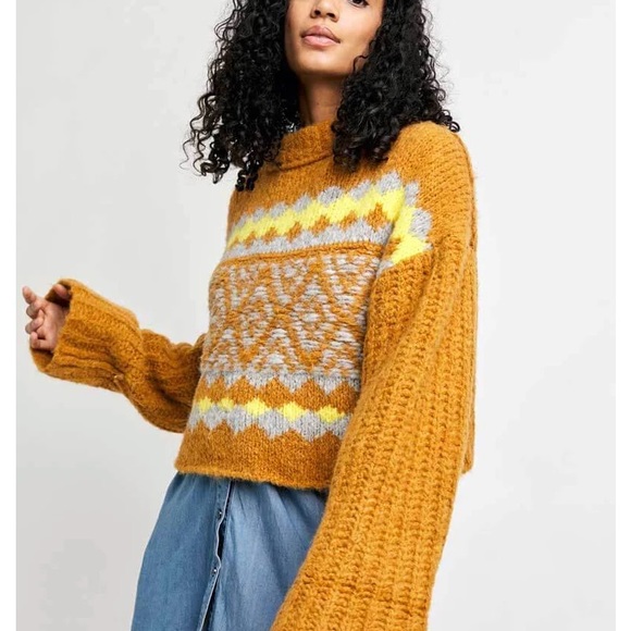 Free People Sweaters - NWOT Free People OVERSIZED Alpine Pullover sweater